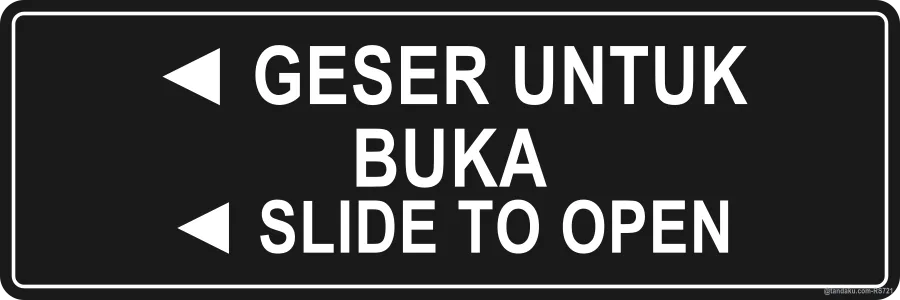 Slide To Open Left