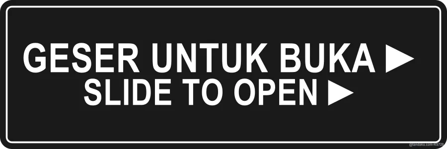 Slide To Open Right