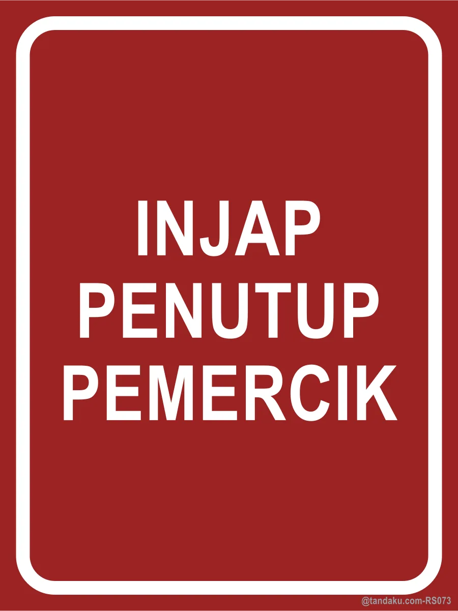 SPRINKLER STOP VALVE — Bahasa Malaysia