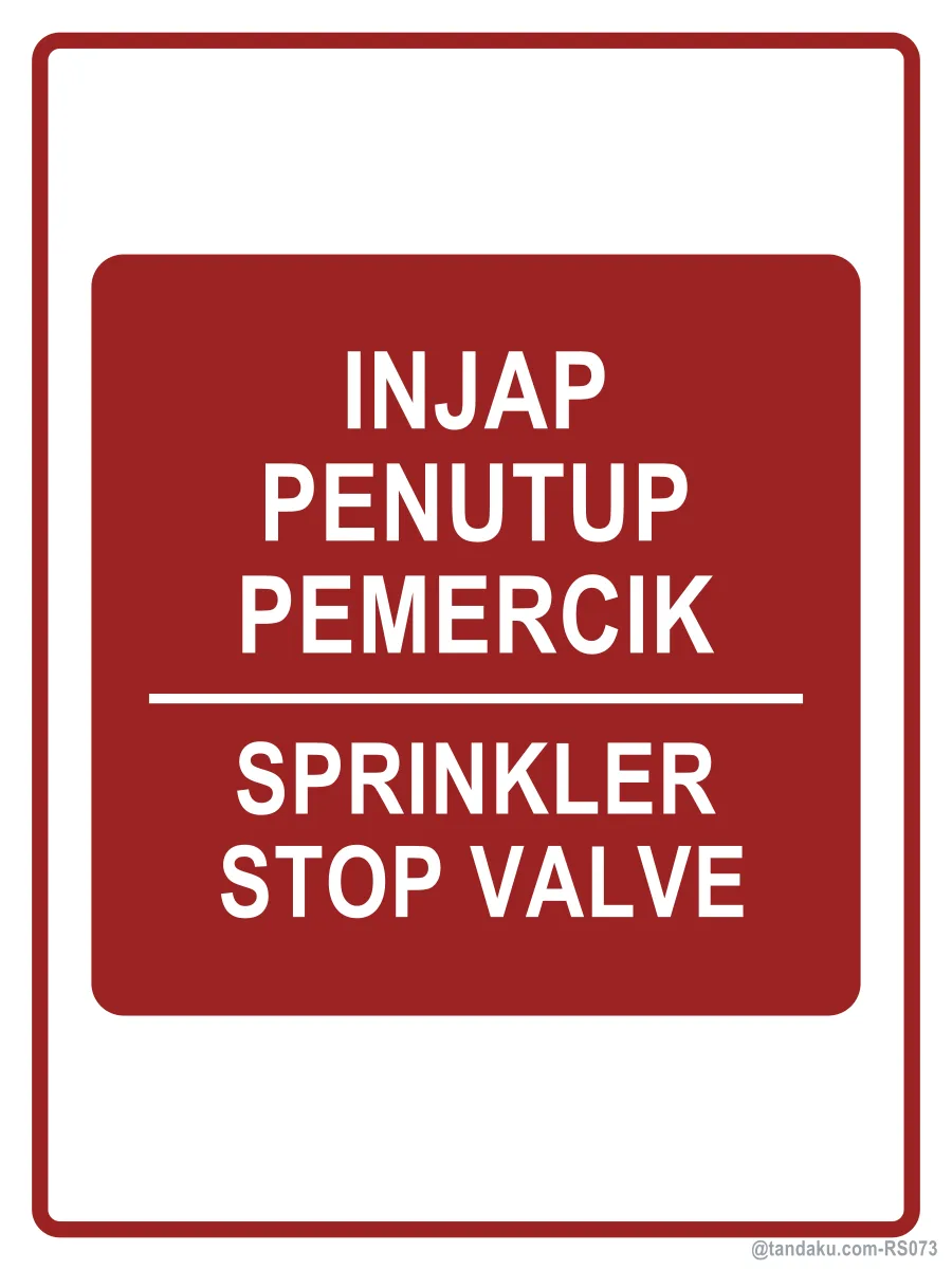 SPRINKLER STOP VALVE — BM + EN