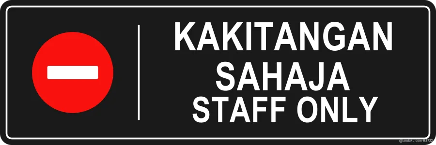 Staff Only Bar