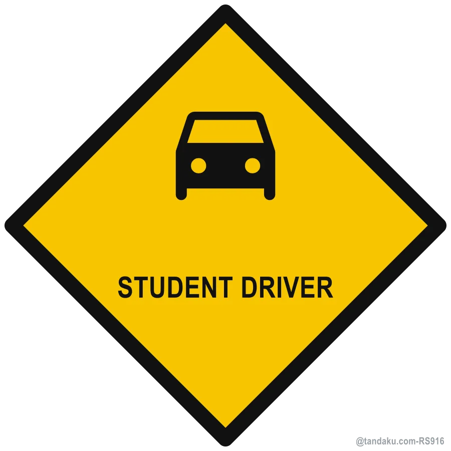 STUDENT DRIVER — English