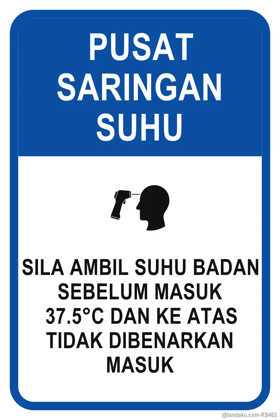TEMPERATURE CHECK POINT — Bahasa Malaysia