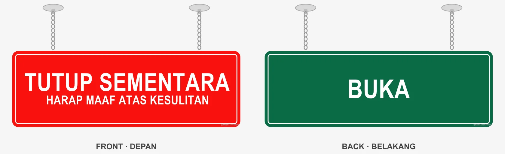 TEMPORARILY CLOSED — Bahasa Malaysia