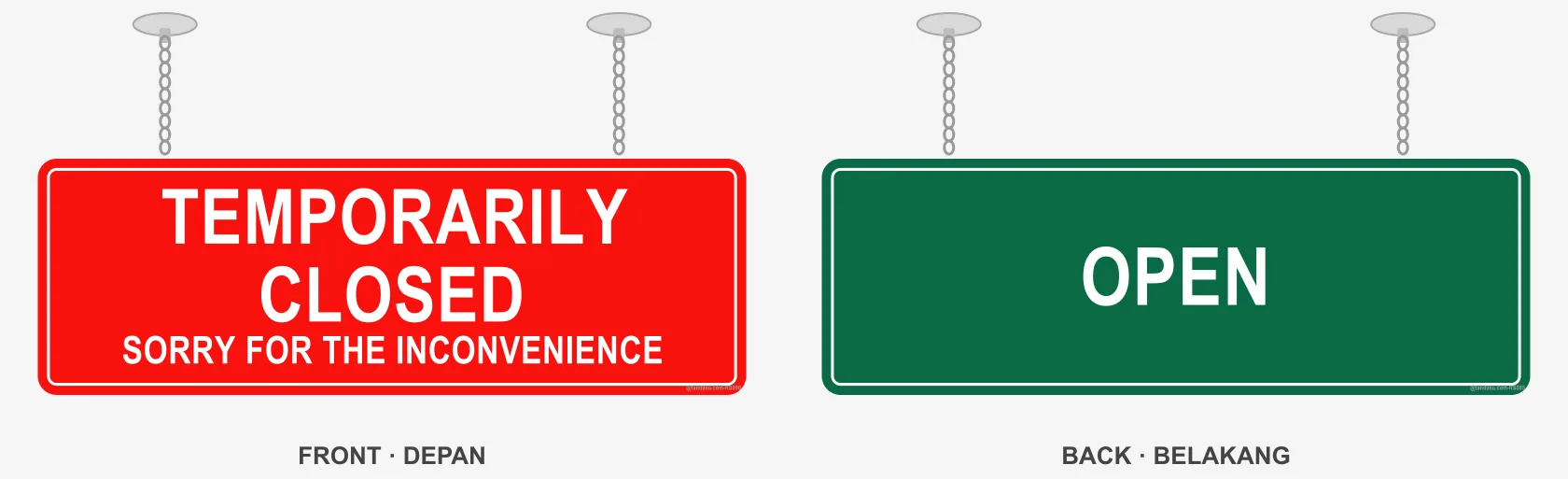 TEMPORARILY CLOSED — English