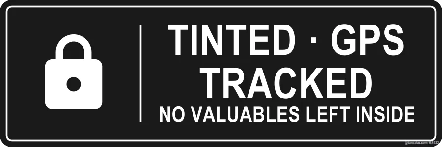 TINTED · GPS TRACKED — English