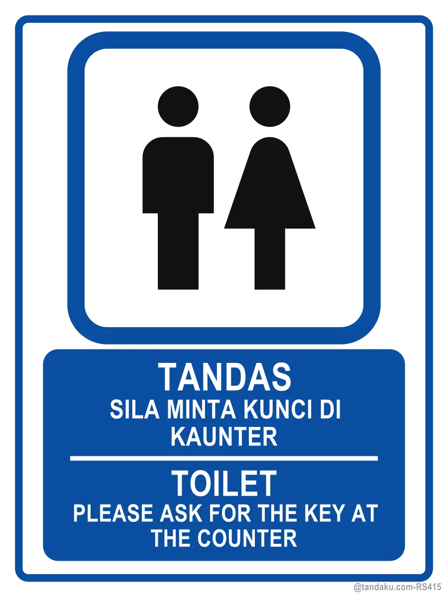 Toilet Key At Counter