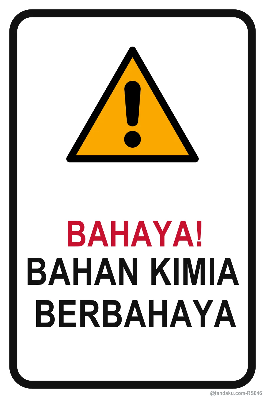 Warning Chemicals — Bahasa Malaysia