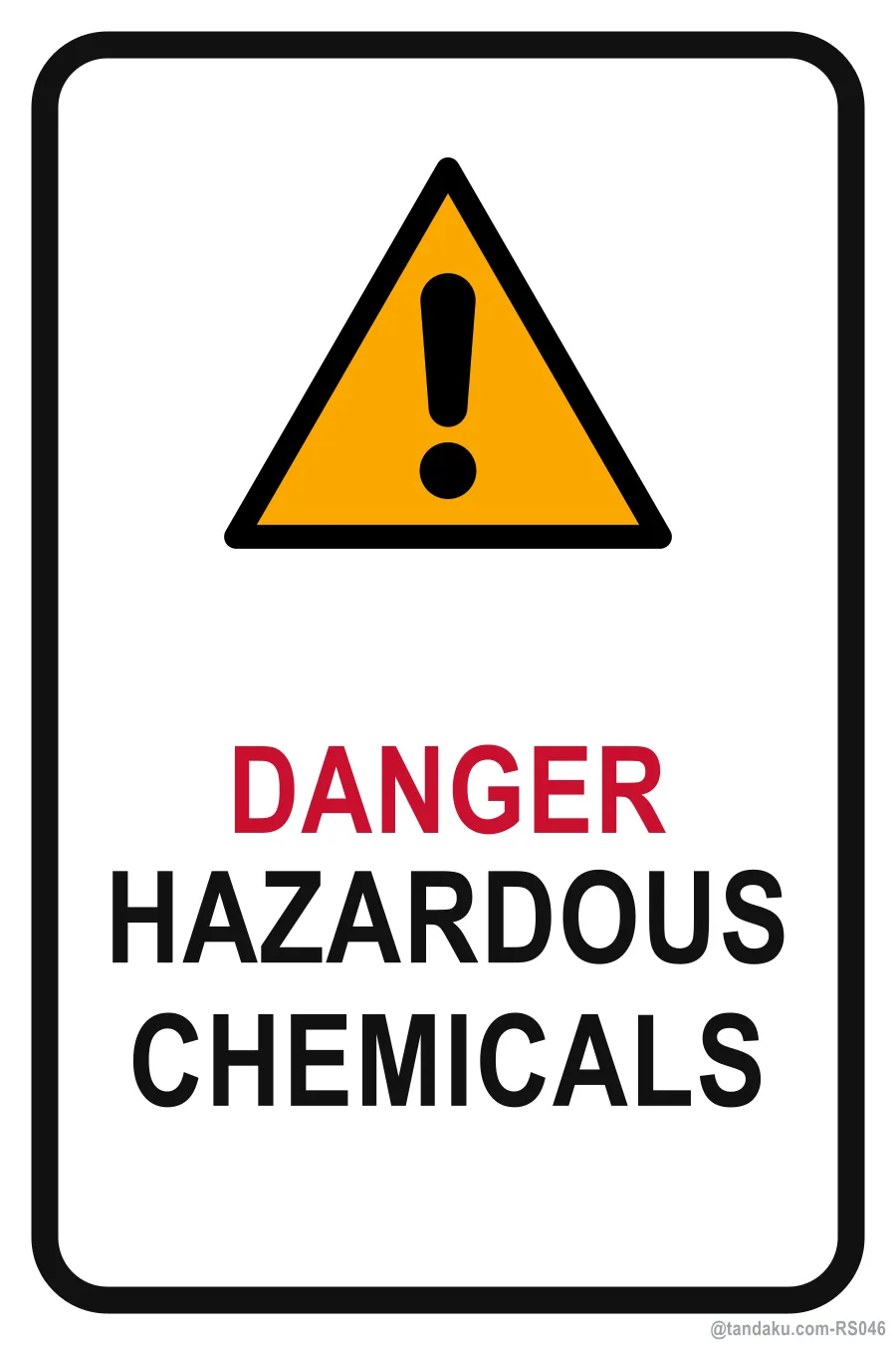 Warning Chemicals — English