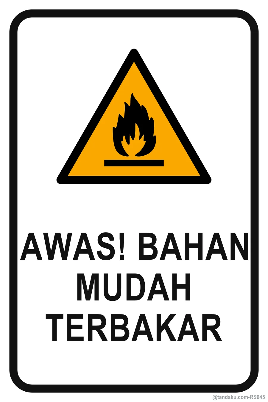 FLAMMABLE MATERIALS — Bahasa Malaysia