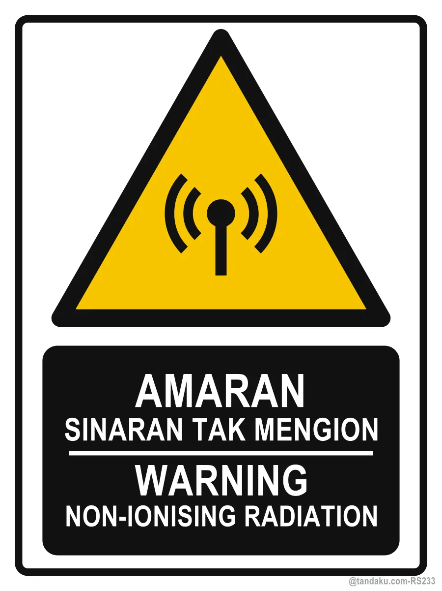 Warning Non Ionising Radiation