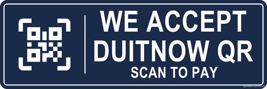 WE ACCEPT DUITNOW QR — English