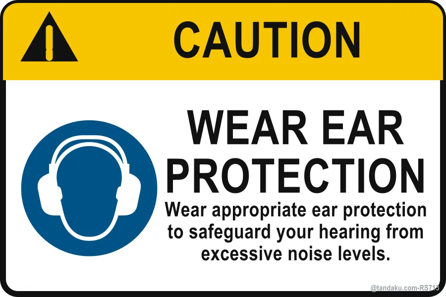 WEAR EAR PROTECTION — English