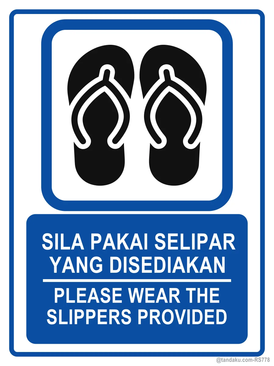 Wear Slippers Provided