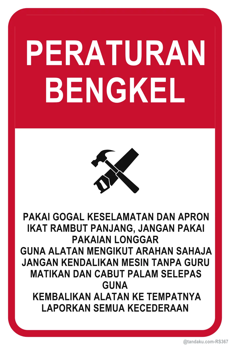 WORKSHOP RULES — Bahasa Malaysia