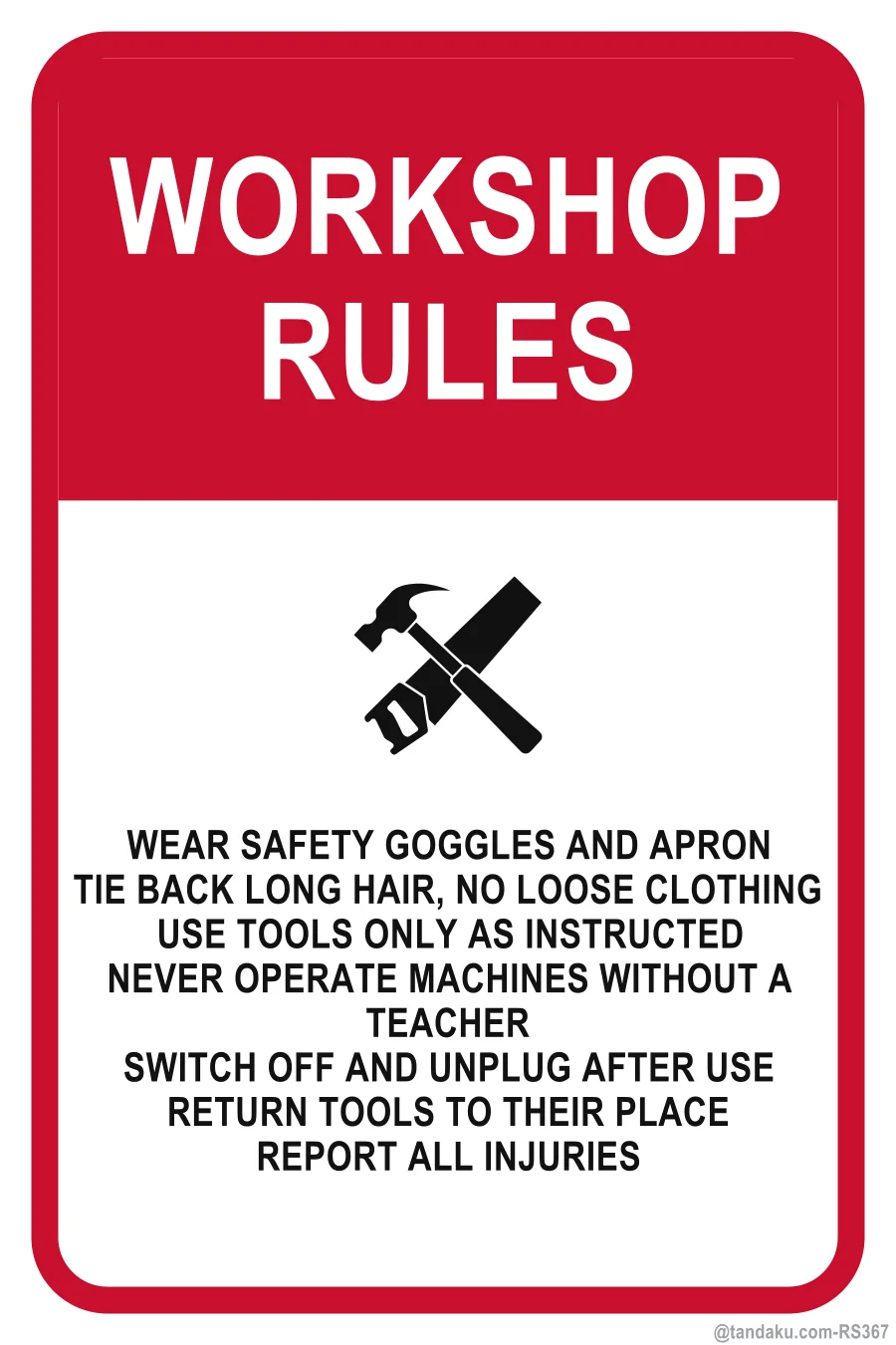 WORKSHOP RULES — English